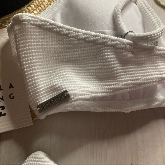 Billabong 🤍 Gigi Waffle Bralette Bikini Top | Skimpy Hike Bottoms - Picture 12 of 16
